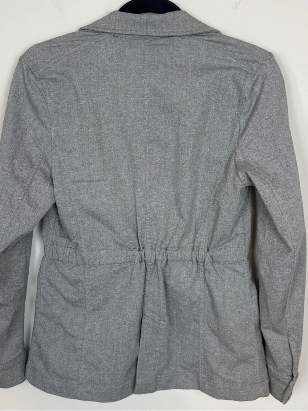 Anatomie Women's Jacket Jane Snap Front Pockets Long Sleeve Stretch Gray Small - Picture 5 of 7